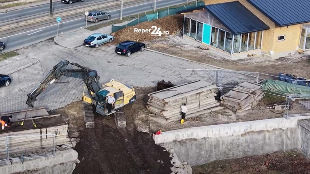 șantier promenadă Reșița